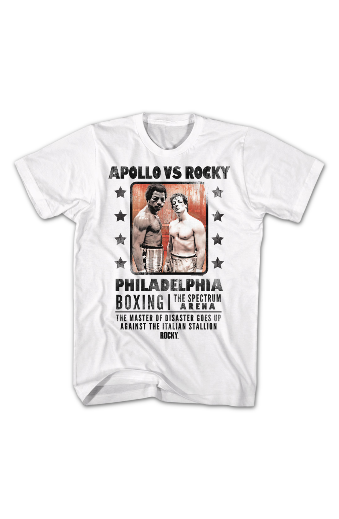 White Boxing Poster Apollo Vs Rocky T-Shirts, Hoodie, Sweatshirt