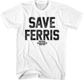 White Distressed Save Ferris Bueller T-Shirts, Hoodie, Sweatshirt