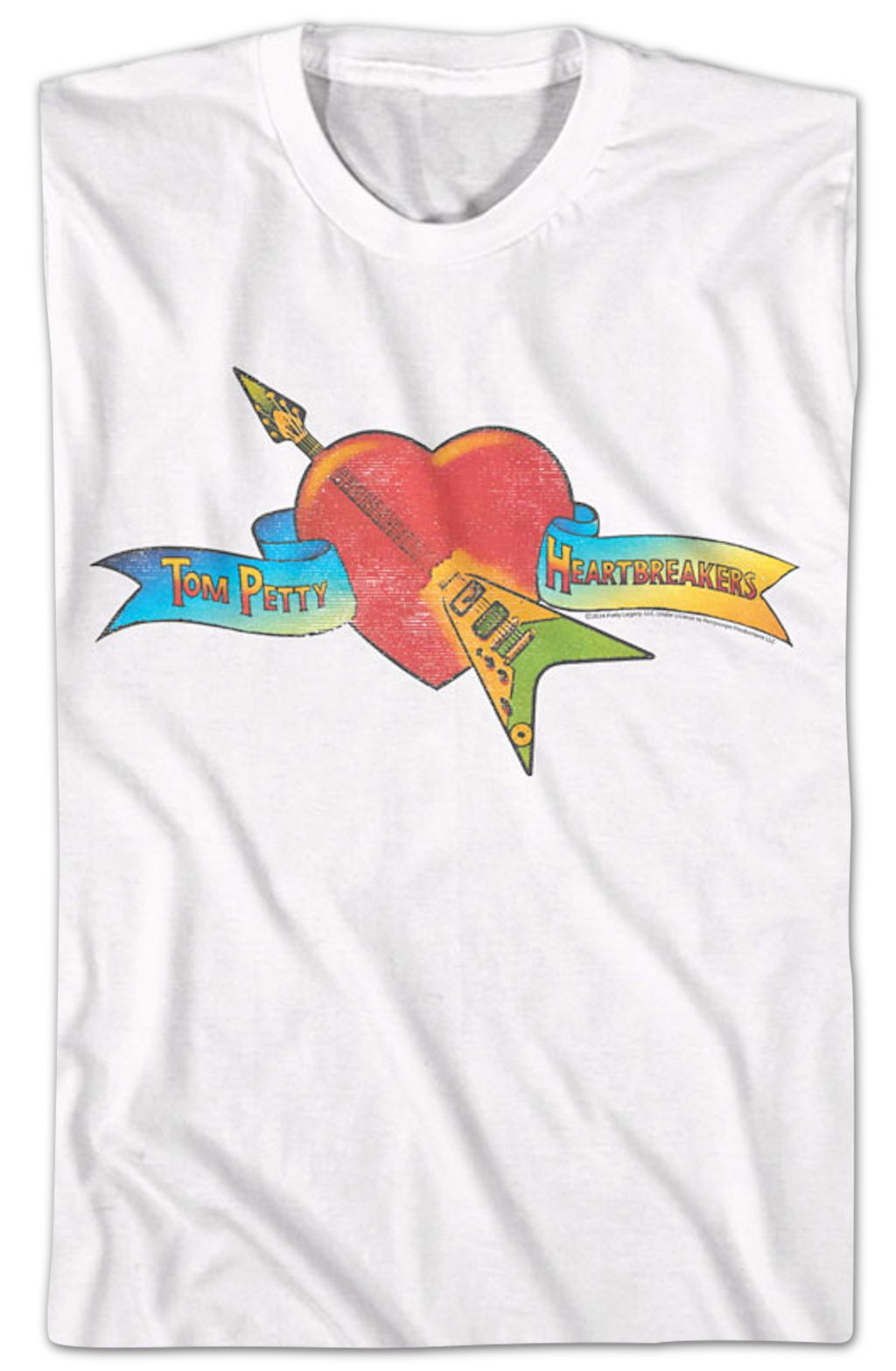 White Vintage Logo Tom Petty & Heartbreakers T-Shirts, Hoodie, Sweatshirt