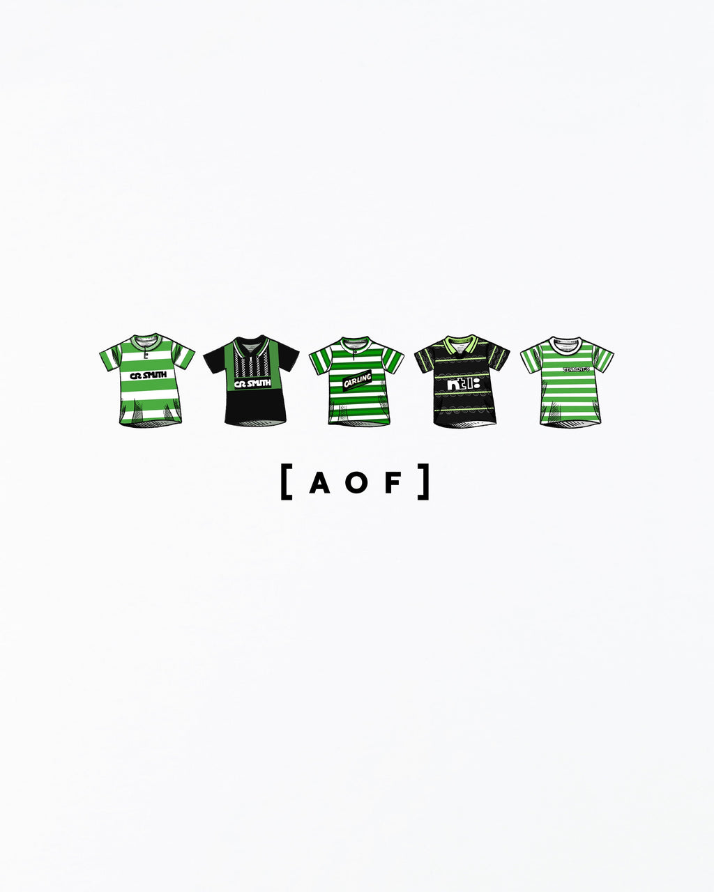 Bhoys Printed Classics White Tee Hoodie, Sweatshirt | CiraTrend.com (Image 2)