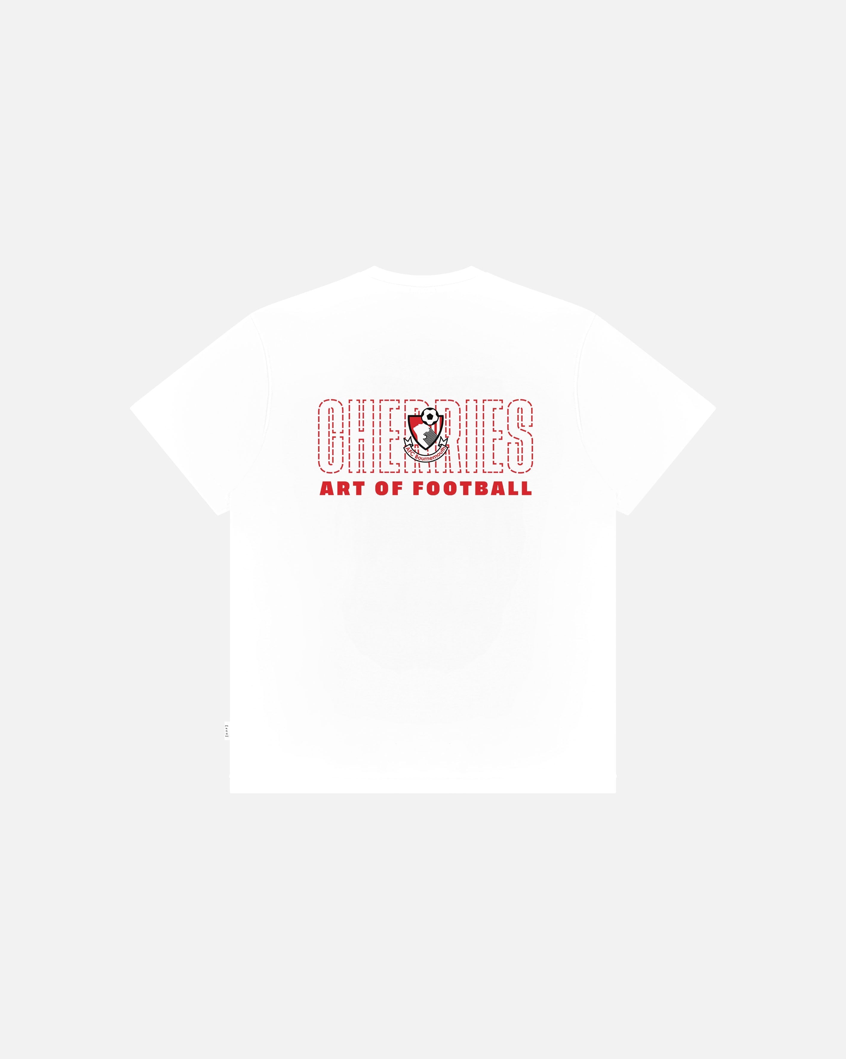 AFC Bournemouth 90s White Tee Hoodie, Sweatshirt | CiraTrend.com (Image 1)