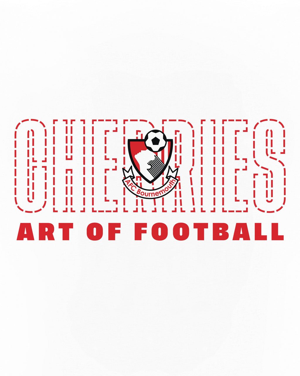 AFC Bournemouth 90s White Tee Hoodie, Sweatshirt | CiraTrend.com (Image 2)