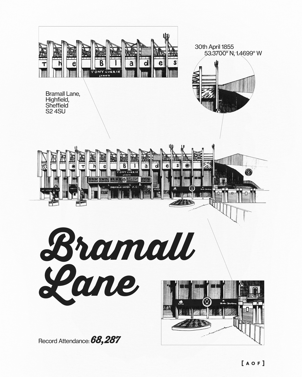 Bramall Blueprint - Tee Hoodie, Sweatshirt | CiraTrend.com (Image 2)