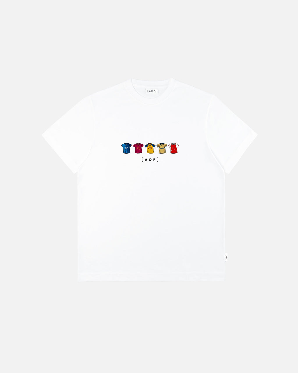 AFC Printed Classics White Tee Hoodie, Sweatshirt | CiraTrend.com (Image 1)