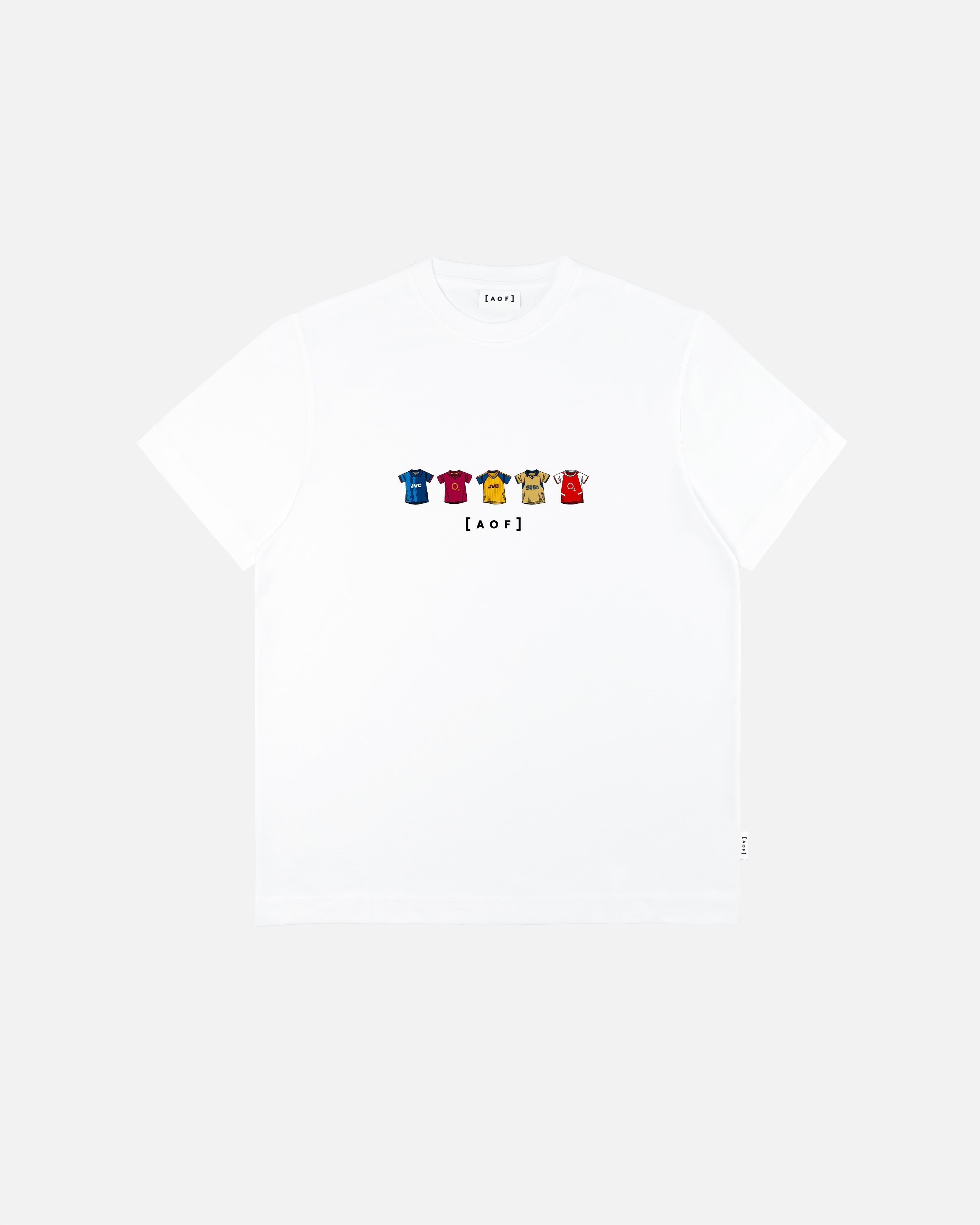 AFC Printed Classics White Tee Hoodie, Sweatshirt | CiraTrend.com (Image 1)