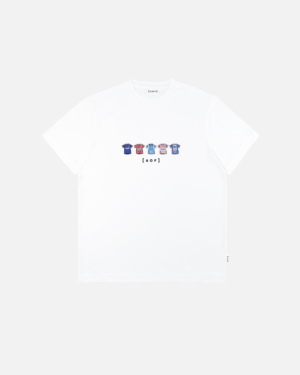 BHAFC Printed Classics White Tee Hoodie, Sweatshirt | CiraTrend.com (Image 1)