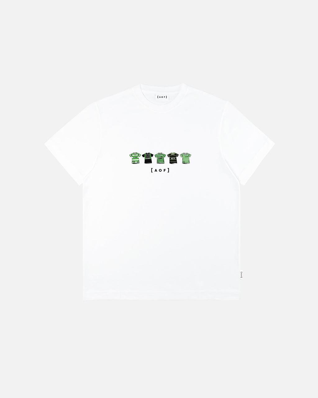 Bhoys Printed Classics White Tee Hoodie, Sweatshirt | CiraTrend.com (Image 1)