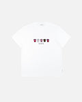 AVFC Printed Classics White Tee Hoodie, Sweatshirt | CiraTrend.com (Image 1)