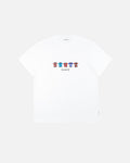 BFC Printed Classics White Tee Hoodie, Sweatshirt | CiraTrend.com (Image 1)
