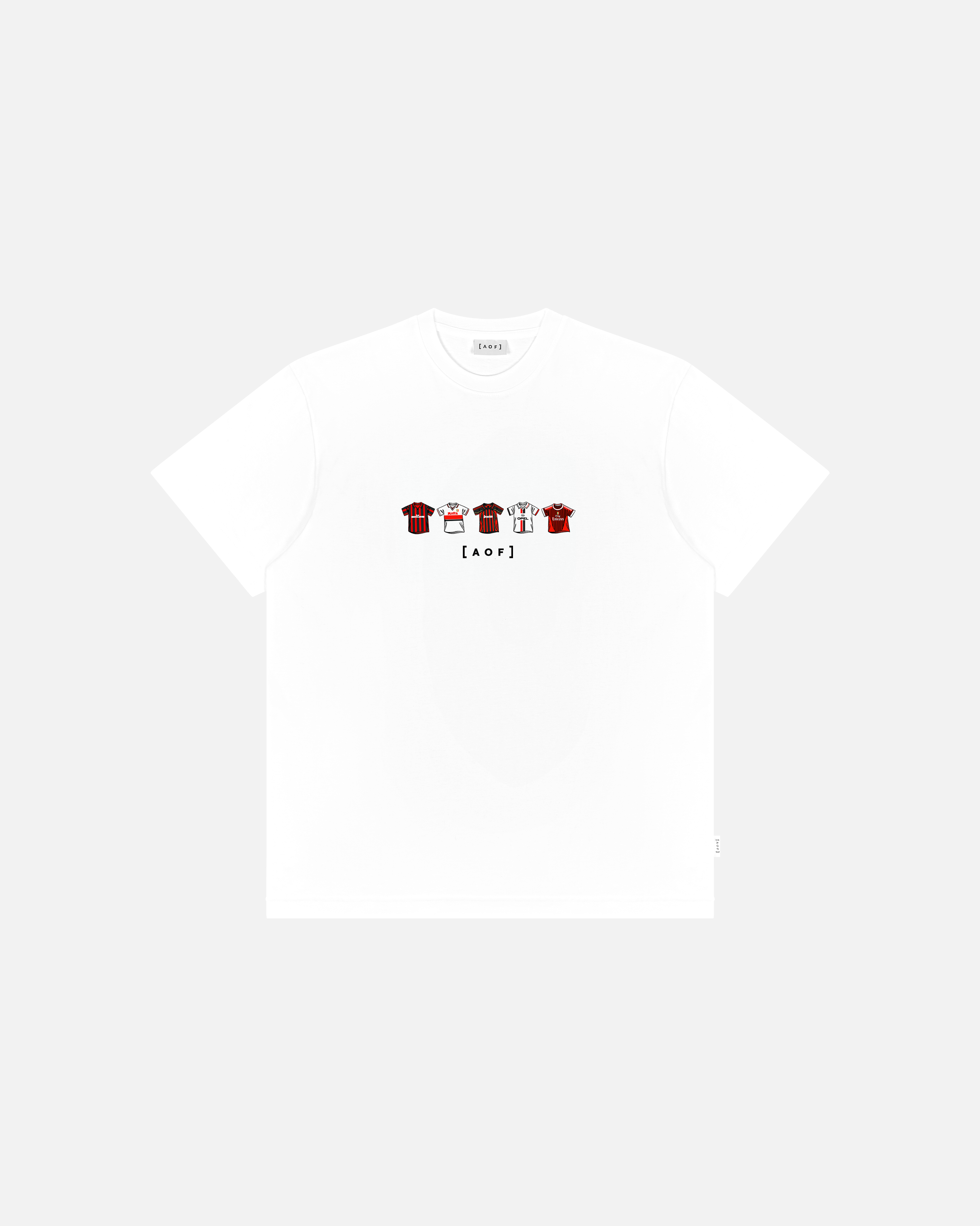 AC Printed Classics White Tee Hoodie, Sweatshirt | CiraTrend.com