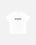 Barcelona Printed Classics White Tee Hoodie, Sweatshirt | CiraTrend.com (Image 1)