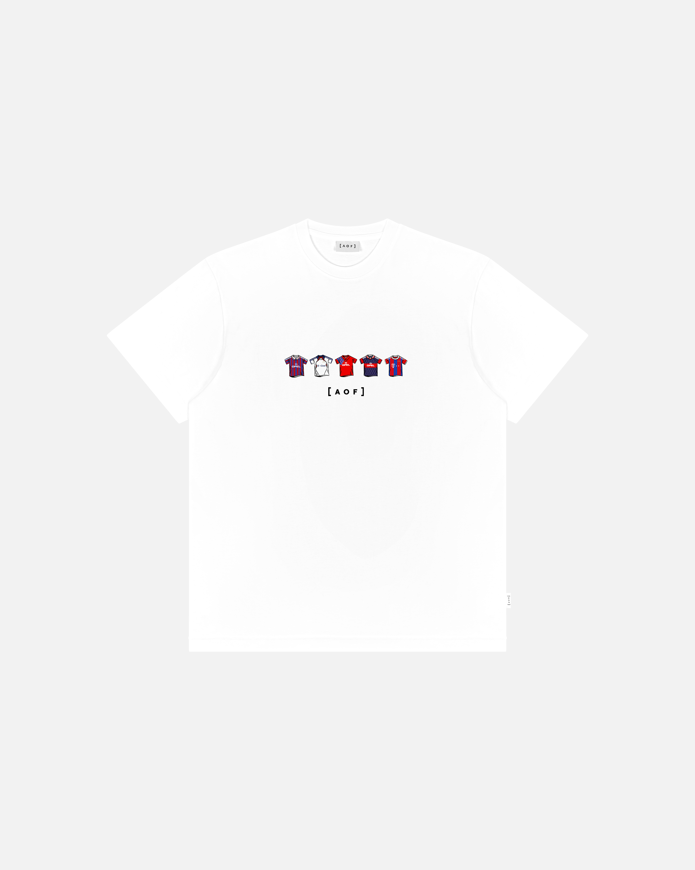 Bayern Printed Classics White Tee Hoodie, Sweatshirt | CiraTrend.com (Image 1)