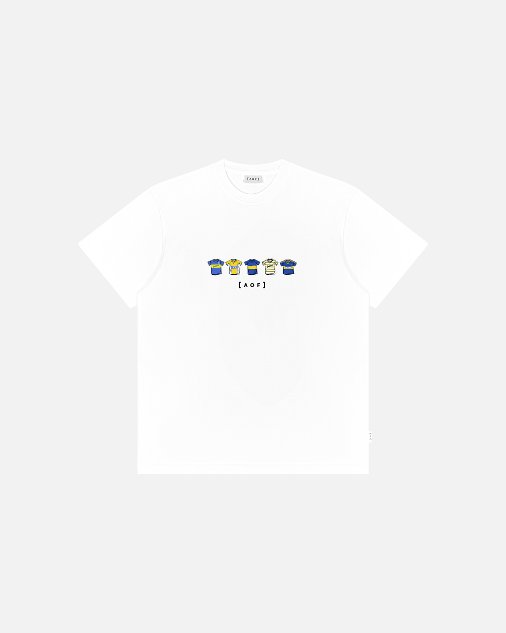 Boca Printed Classics White Tee Hoodie, Sweatshirt | CiraTrend.com (Image 1)