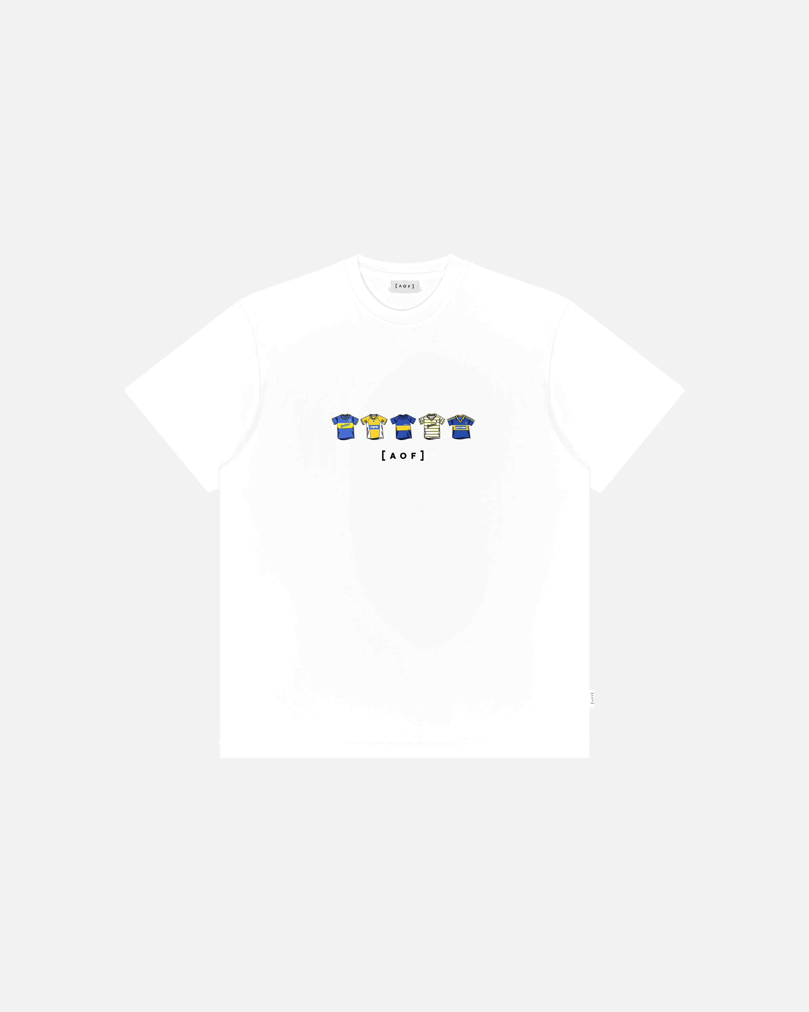 Boca Printed Classics White Tee Hoodie, Sweatshirt | CiraTrend.com (Image 1)