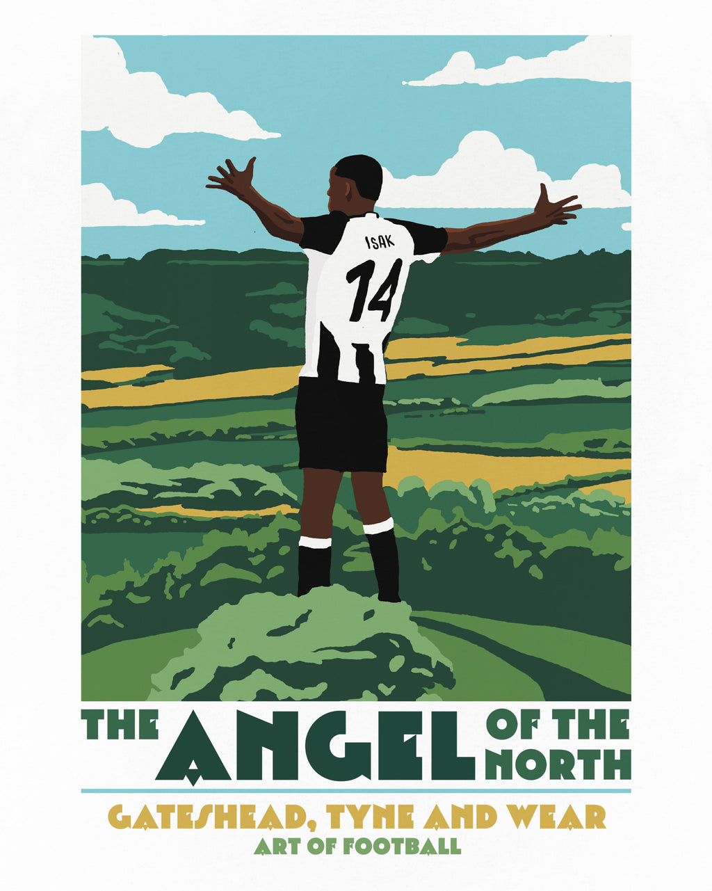 Angel of the North Tee Hoodie, Sweatshirt | CiraTrend.com (Image 2)