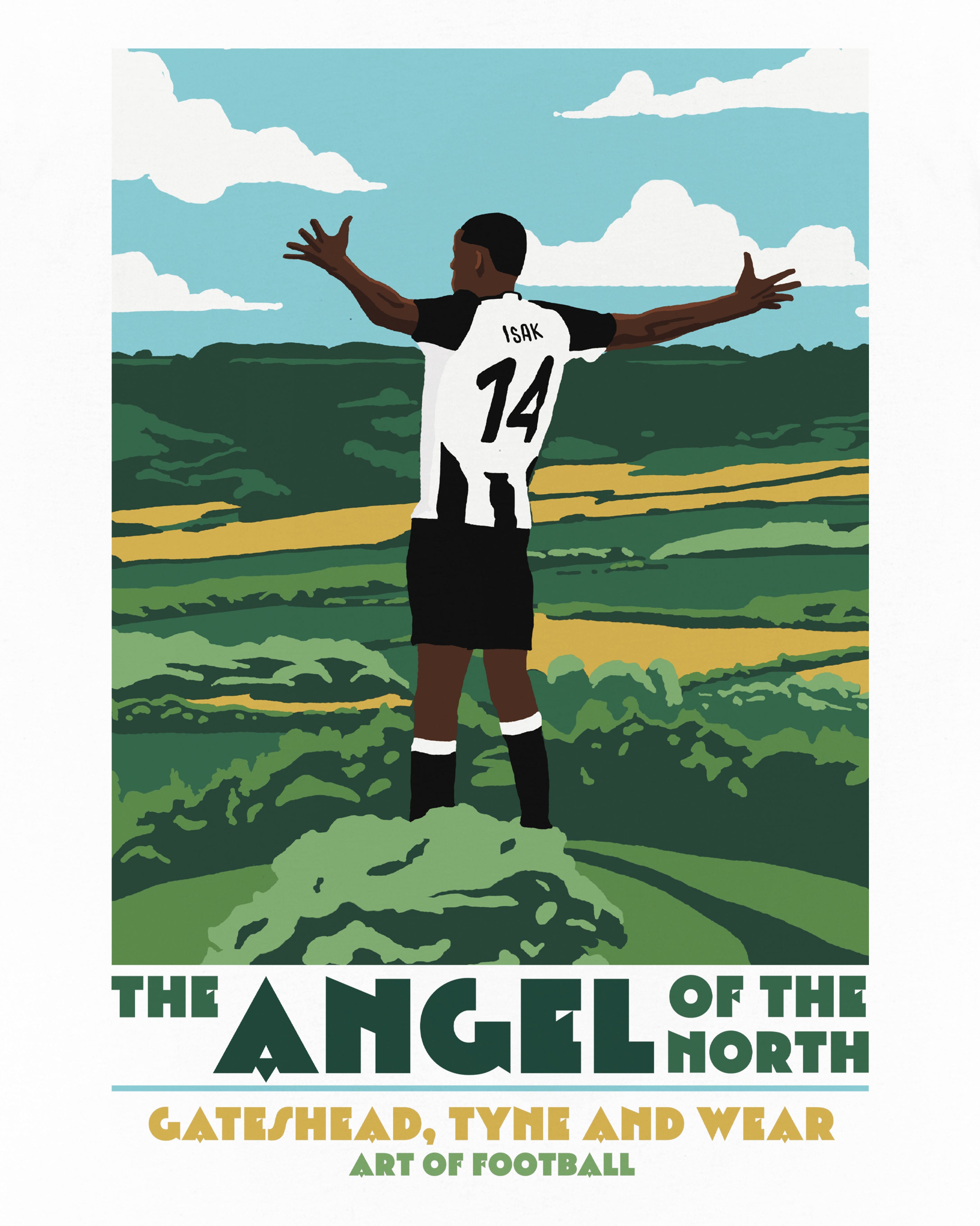 Angel of the North Tee Hoodie, Sweatshirt | CiraTrend.com (Image 2)