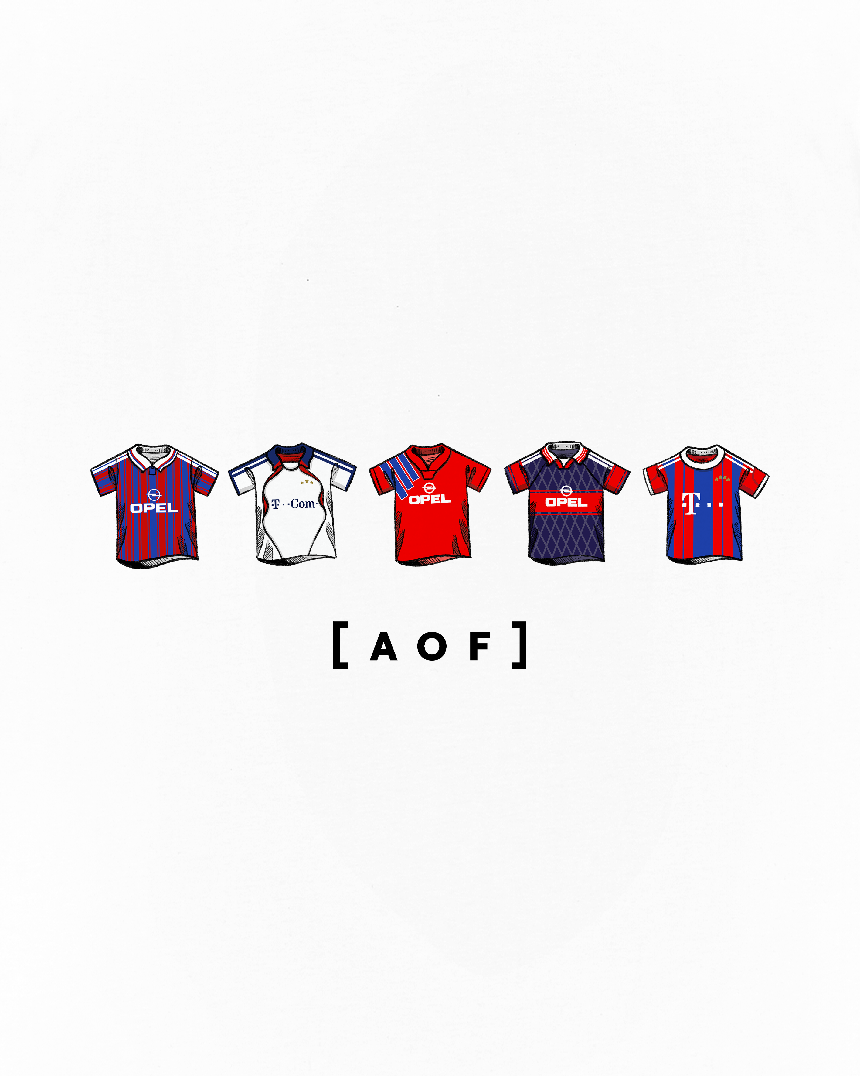 Bayern Printed Classics White Tee Hoodie, Sweatshirt | CiraTrend.com (Image 2)