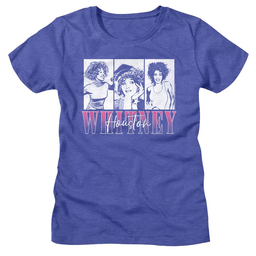 Whitney Houston - Three Rectangles Womens T-Shirt Hoodie, Sweatshirt | CiraTrend.com