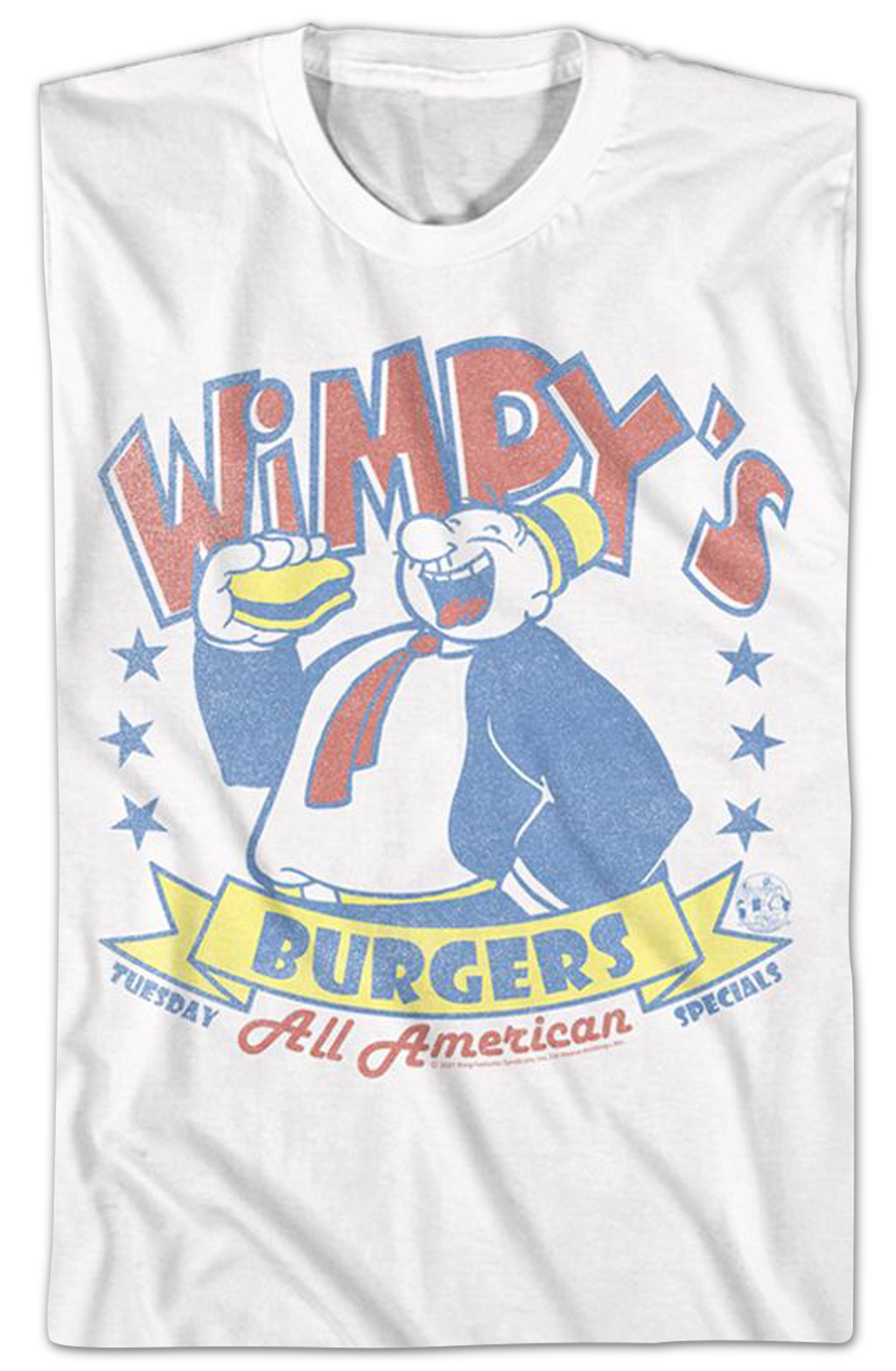Wimpy's Burgers Popeye T-Shirt Hoodie, Sweatshirt | CiraTrend.com (Image 2)