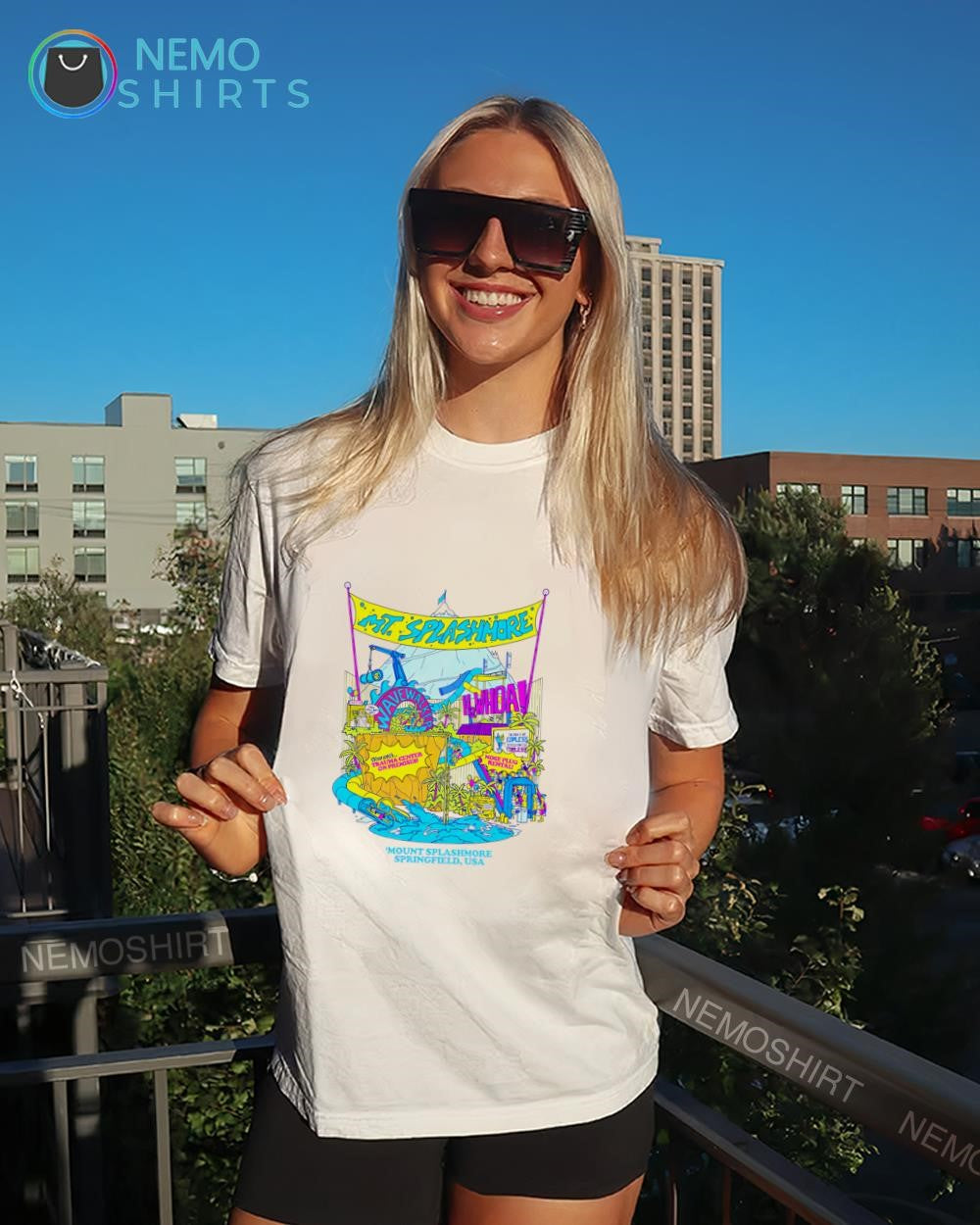 MT. Splashmore Mount Splashmore Springfield USA shirt