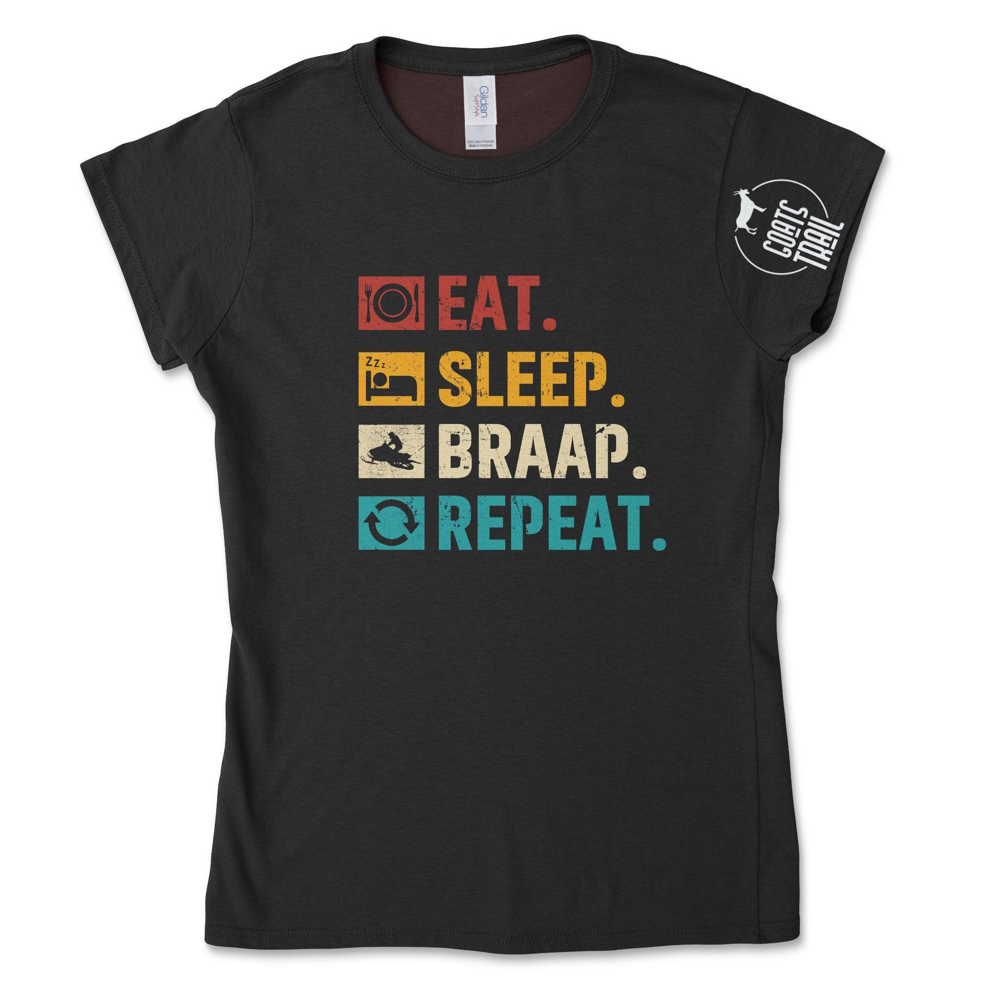Women's Snowmobiling T-shirt Hoodie, Sweatshirt | CiraTrend.com (Image 1)