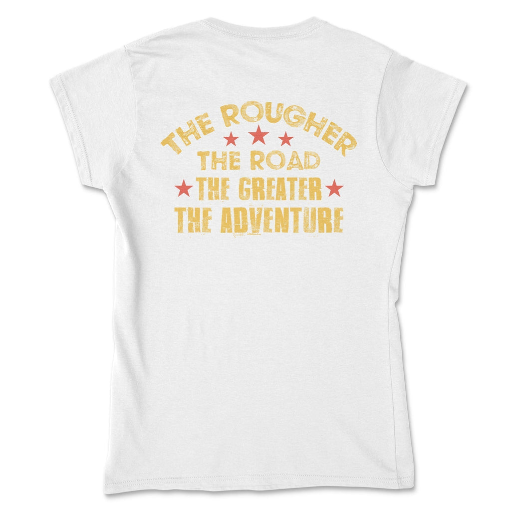Women's The Rougher the Road Graphic Tee Hoodie, Sweatshirt | CiraTrend.com (Image 1)