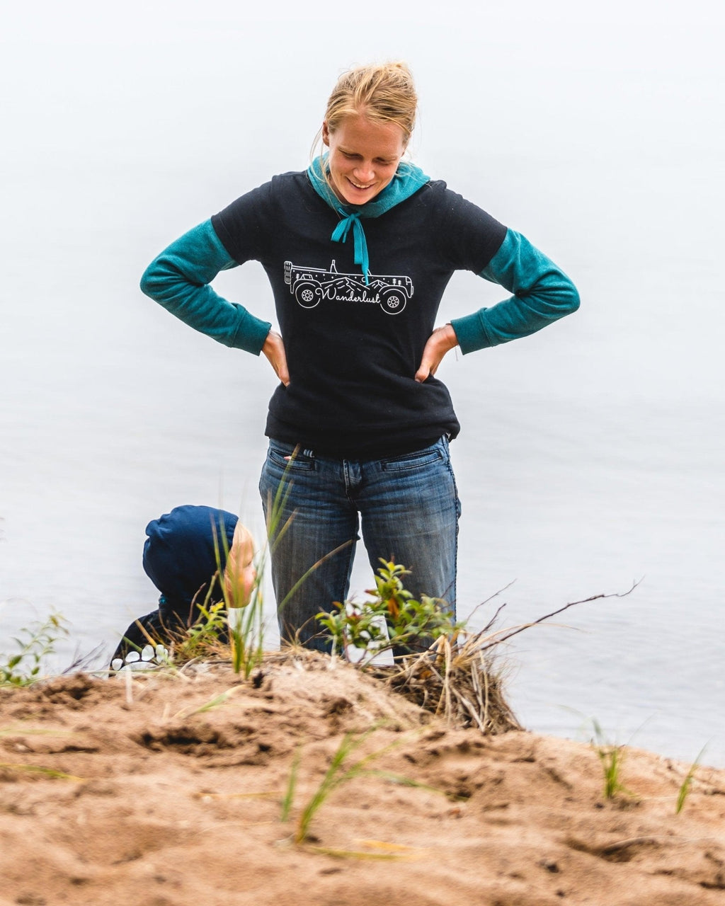 Women's Wanderlust Slim Fit Tee Hoodie, Sweatshirt | CiraTrend.com (Image 2)