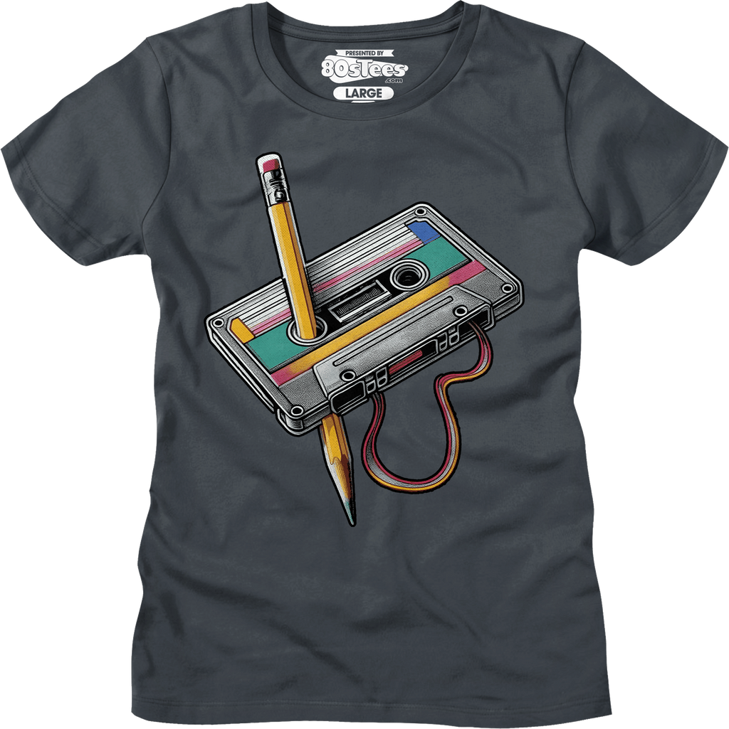 Womens Cassette Tape Rewind Shirt Hoodie, Sweatshirt | CiraTrend.com (Image 3)