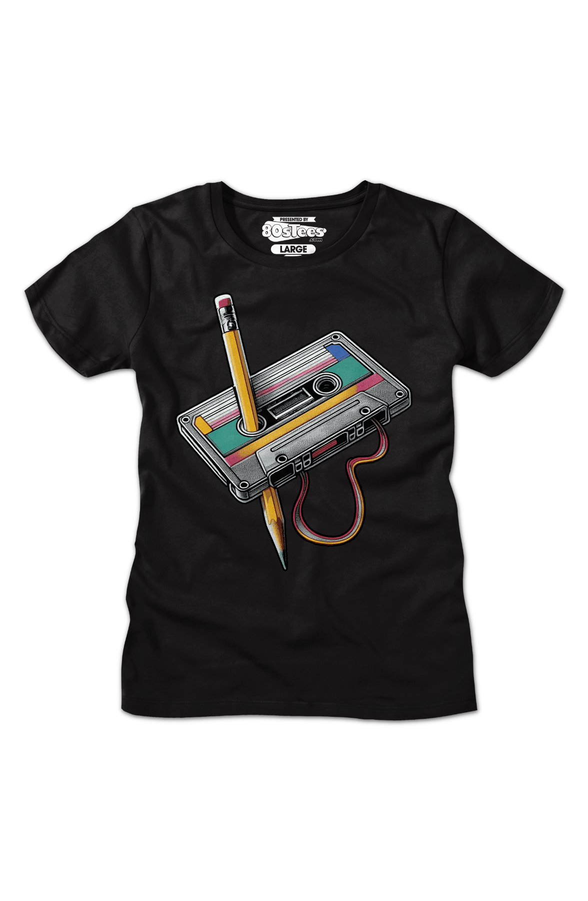 Womens Cassette Tape Rewind Shirt Hoodie, Sweatshirt | CiraTrend.com (Image 2)