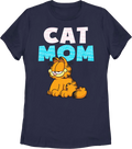 Womens Cat Mom Garfield Shirt Hoodie, Sweatshirt | CiraTrend.com (Image 1)