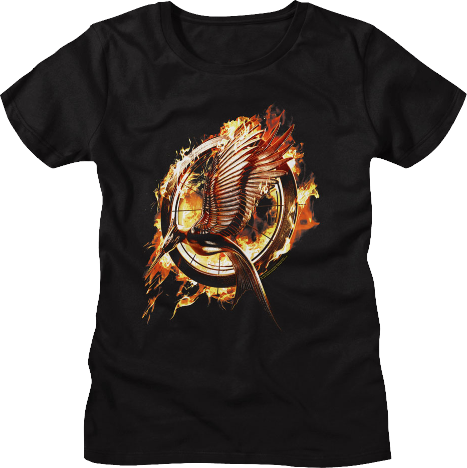 Catching Fire Poster Hunger Games Shirt T-Shirts, Hoodie, Sweatshirt