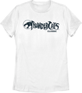 Womens White Classic Logo ThunderCats Shirt Hoodie, Sweatshirt | CiraTrend.com (Image 1)