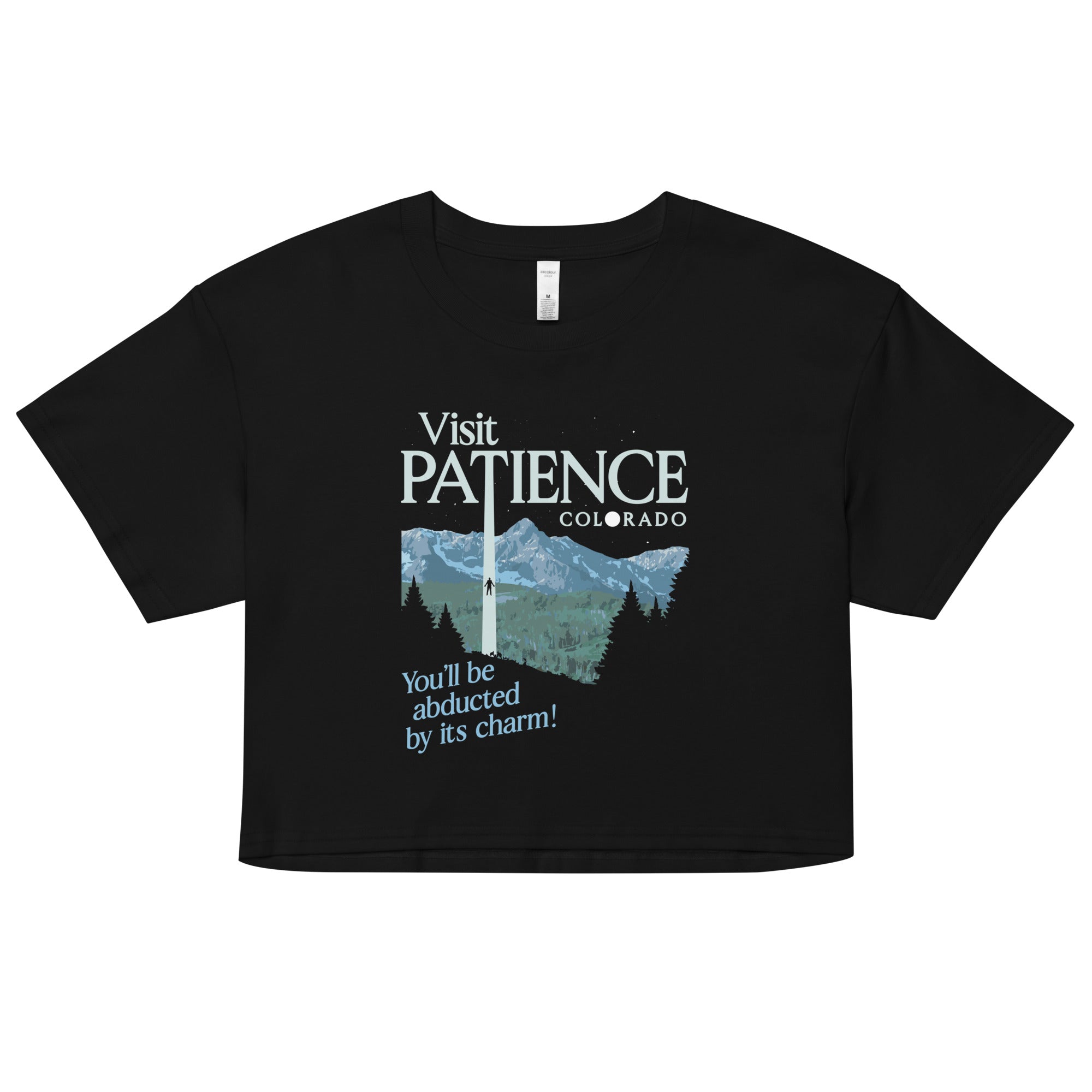Visit Patience Colorado Women's Crop Tee