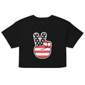 USA Peace Women's Crop Tee
