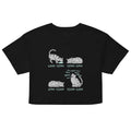 Cat Day Schedule Women's Crop Tee
