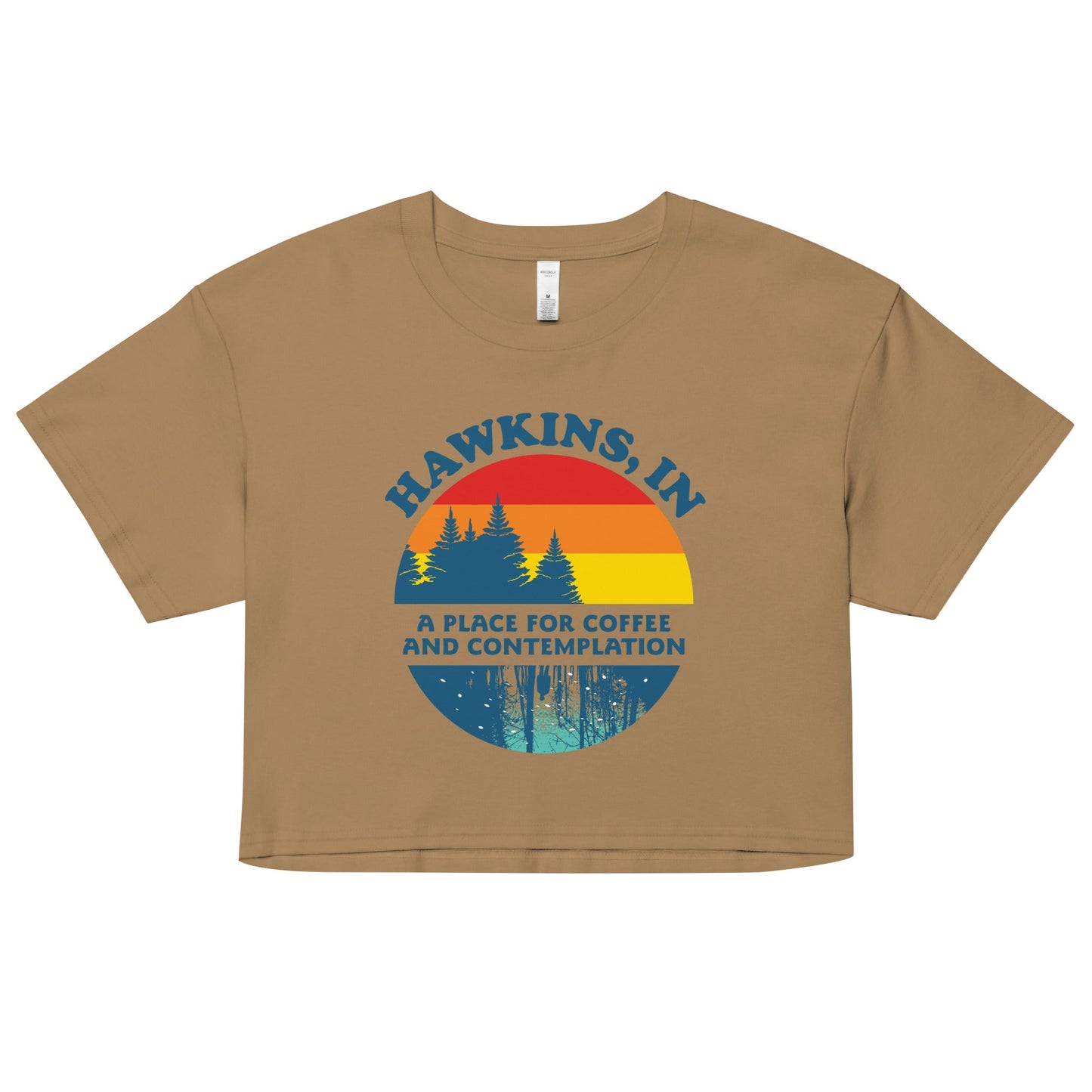 Hawkins Retro Women's Crop Tee