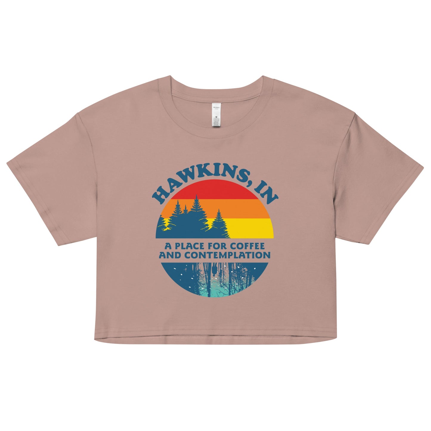 Hawkins Retro Women's Crop Tee