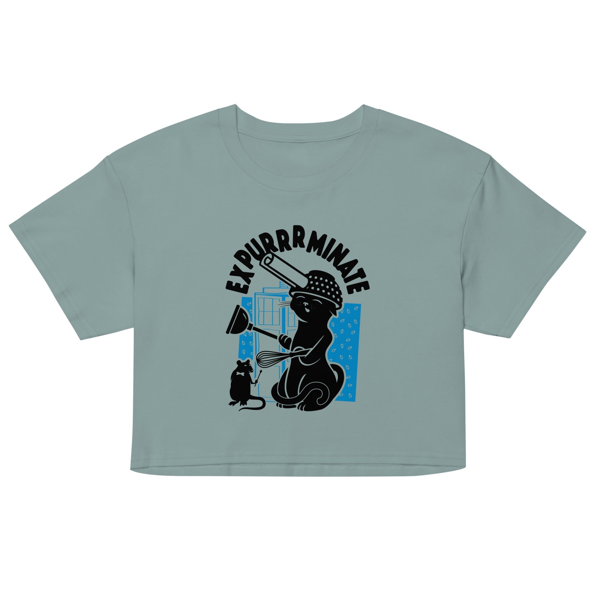 Expurrrminate Women's Crop Tee