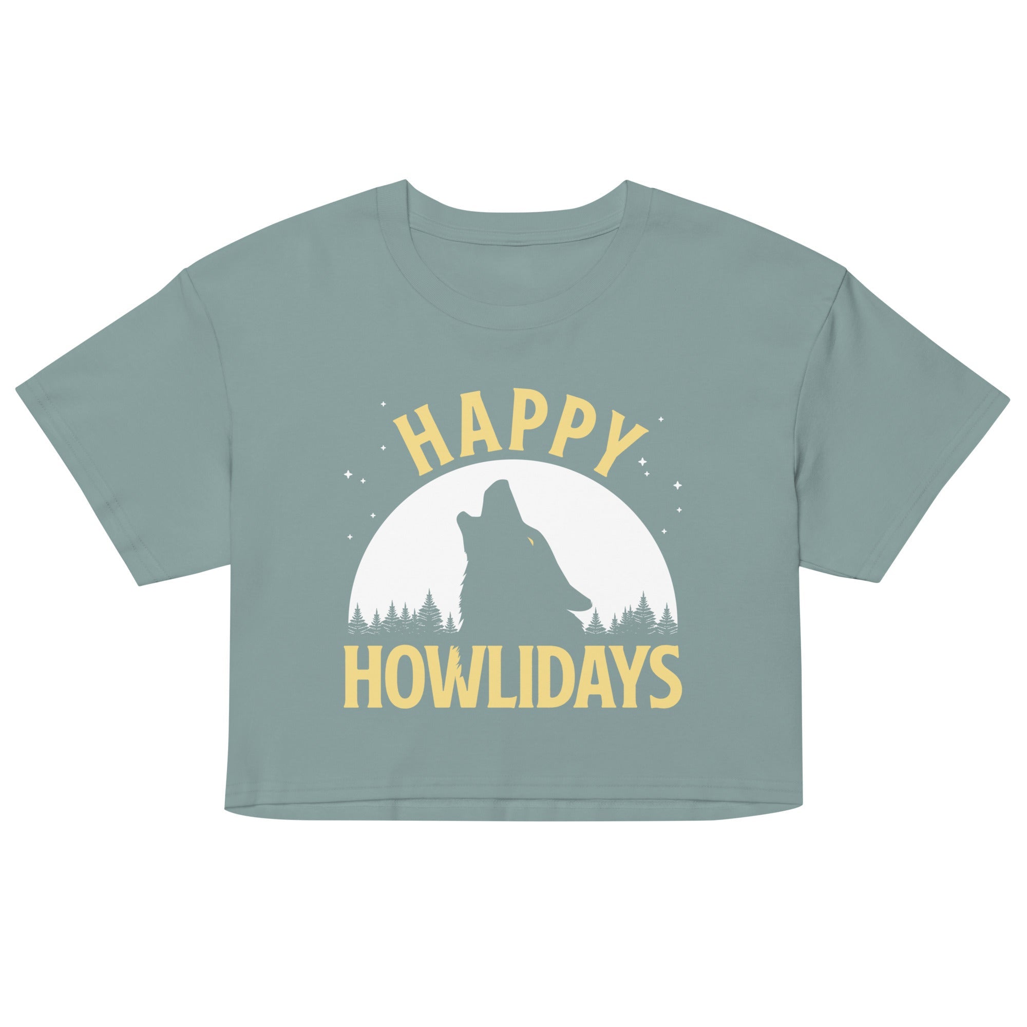 Happy Howlidays Women's Crop Tee
