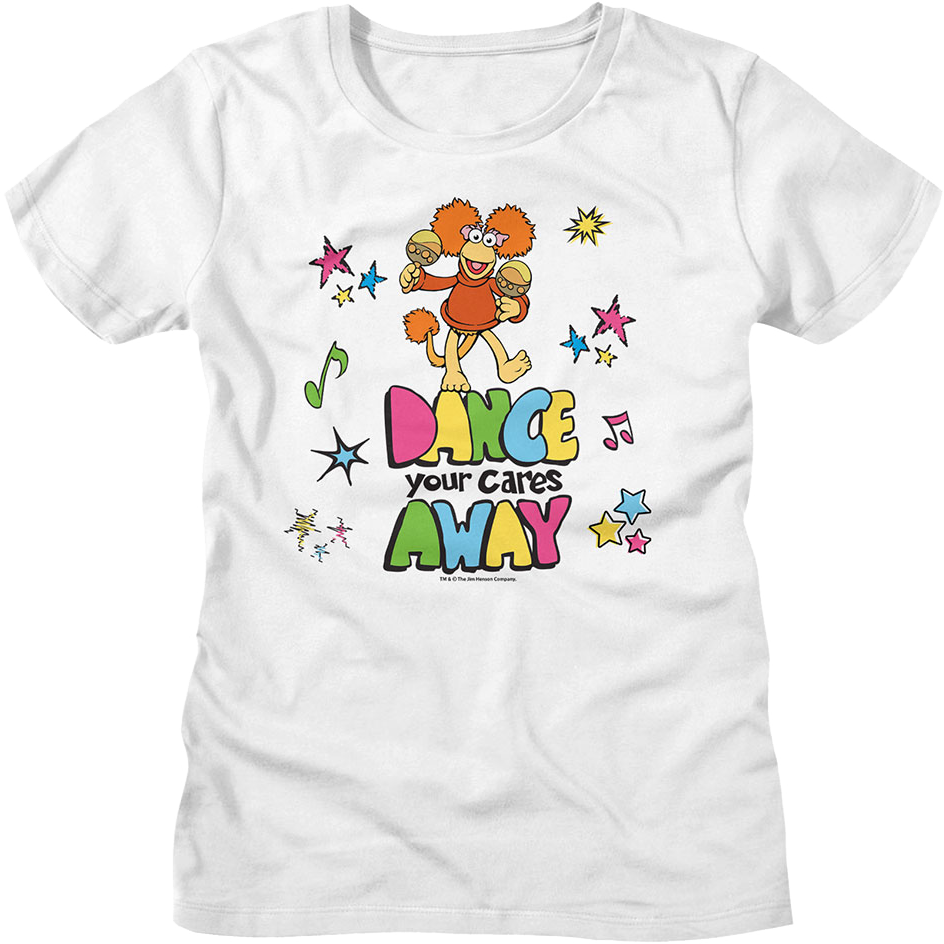 Dance Your Cares Away Colorful Shapes Fraggle Rock Shirt T-Shirts, Hoodie, Sweatshirt