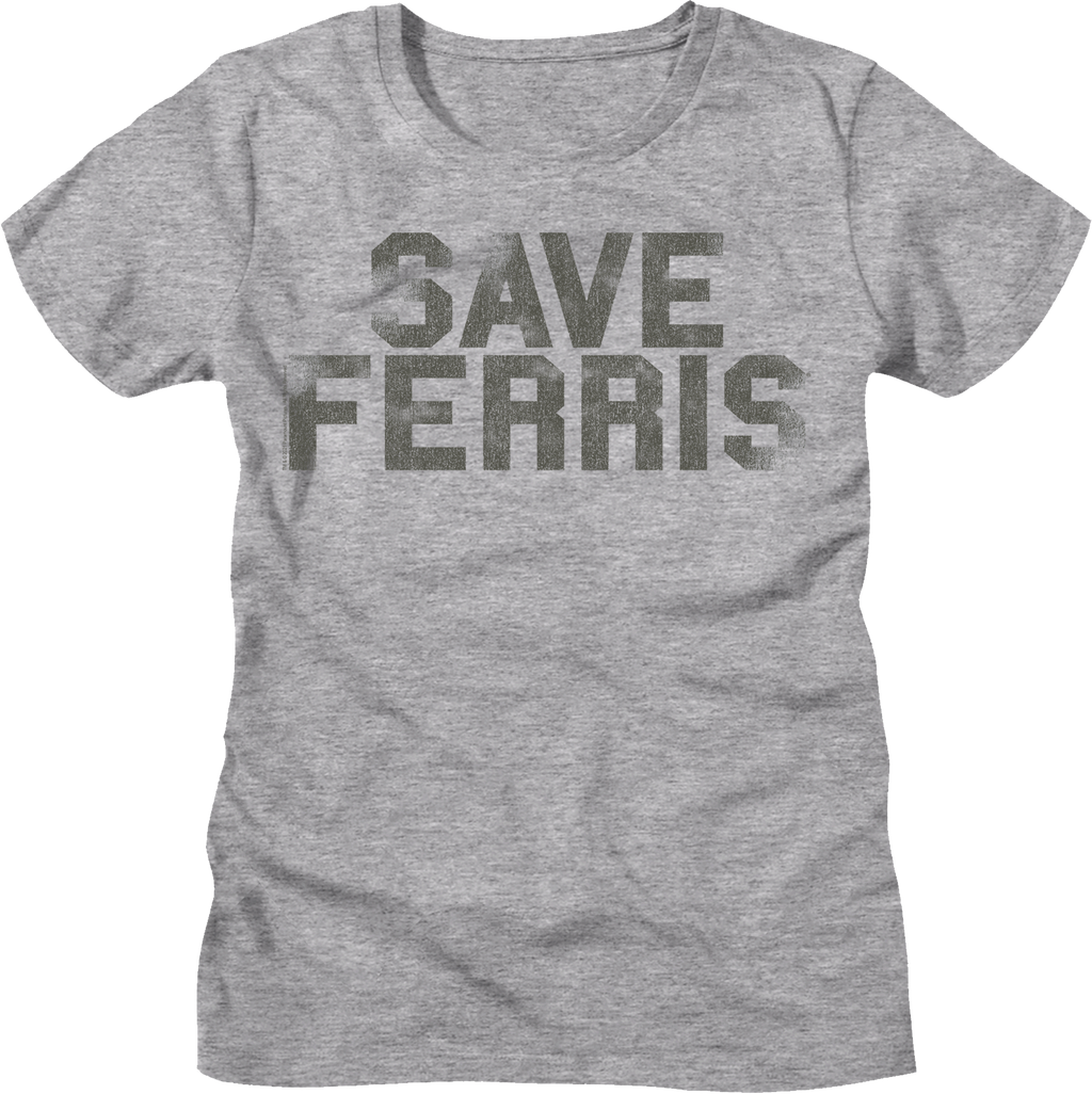 Womens Distressed Save Ferris Bueller Shirt Hoodie, Sweatshirt | CiraTrend.com (Image 1)