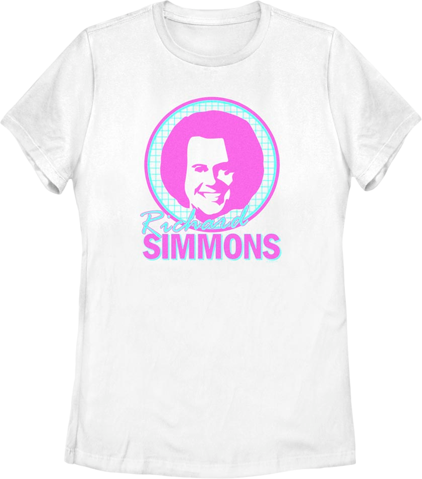 Womens Face Logo Richard Simmons Shirt Hoodie, Sweatshirt | CiraTrend.com (Image 1)