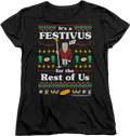Womens Faux Ugly Festivus Sweater Seinfeld Shirt Hoodie, Sweatshirt | CiraTrend.com (Image 1)