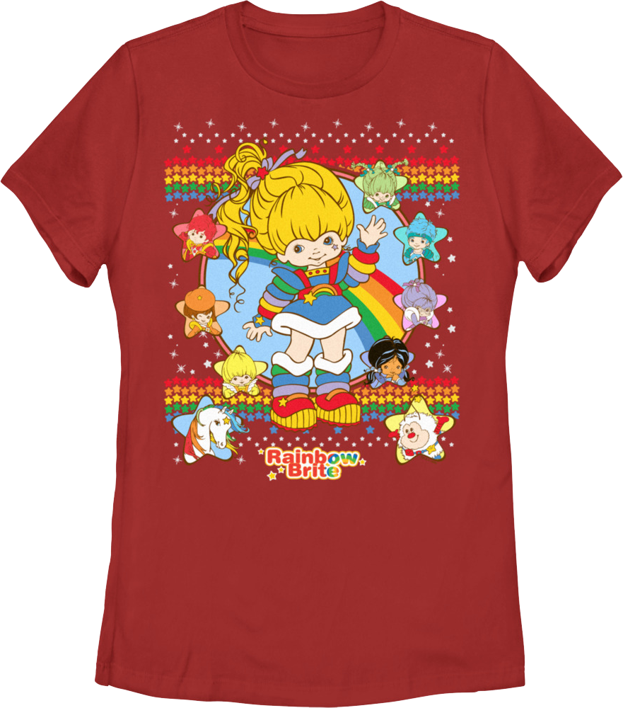 Womens Faux Ugly Sweater Rainbow Brite Shirt Hoodie, Sweatshirt | CiraTrend.com (Image 1)