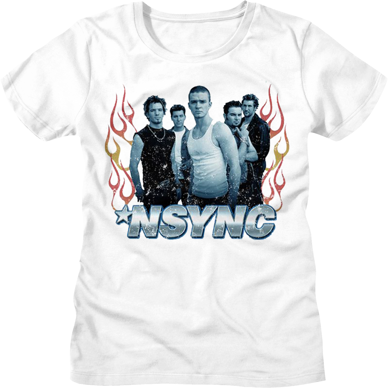 Womens Flames NSYNC Shirt Hoodie, Sweatshirt | CiraTrend.com (Image 1)