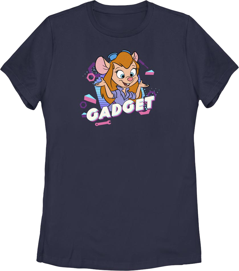 Womens Gadget Chip 'n Dale Rescue Rangers Shirt Hoodie, Sweatshirt | CiraTrend.com (Image 1)