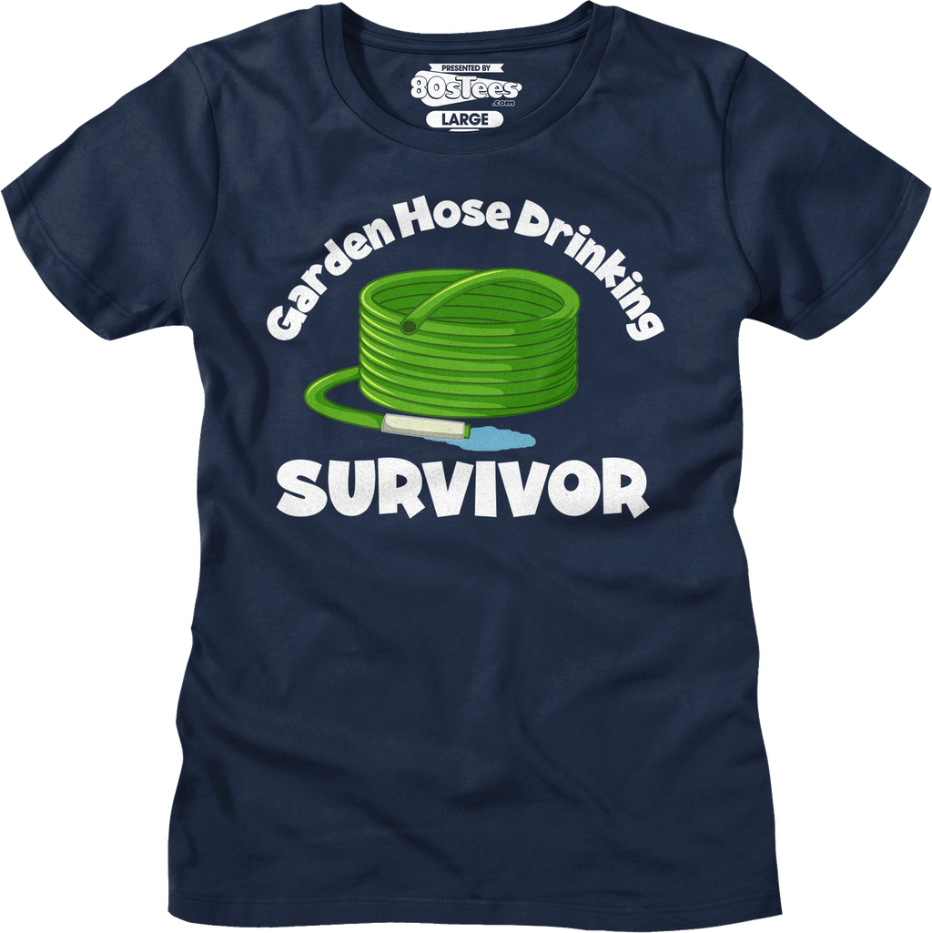 Womens Garden Hose Drinking Survivor Shirt Hoodie, Sweatshirt | CiraTrend.com (Image 4)