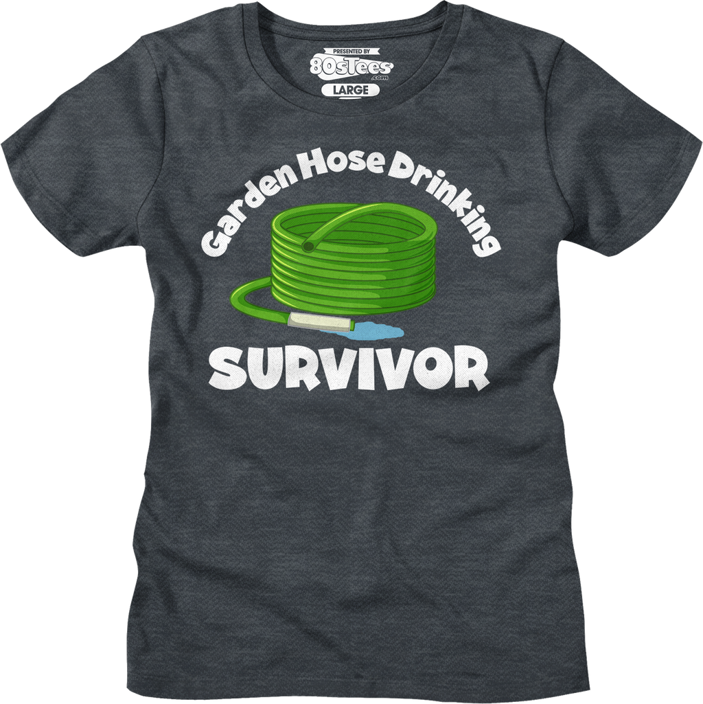 Womens Garden Hose Drinking Survivor Shirt Hoodie, Sweatshirt | CiraTrend.com (Image 5)