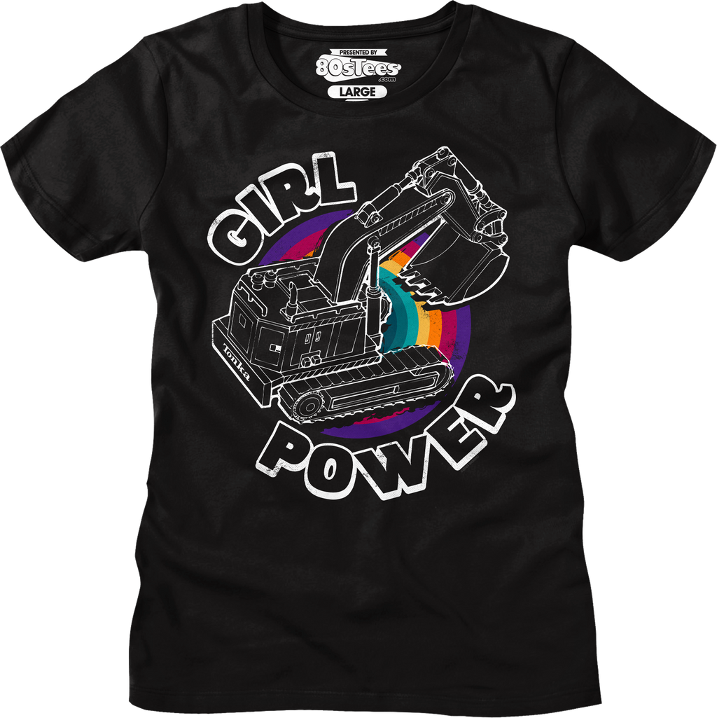 Womens Girl Power Tonka Shirt Hoodie, Sweatshirt | CiraTrend.com (Image 1)