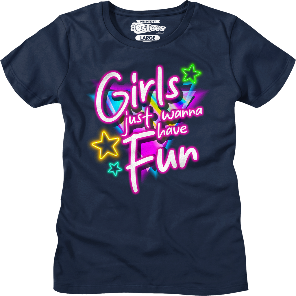 Womens Girls Just Wanna Have Fun Shirt Hoodie, Sweatshirt | CiraTrend.com (Image 3)